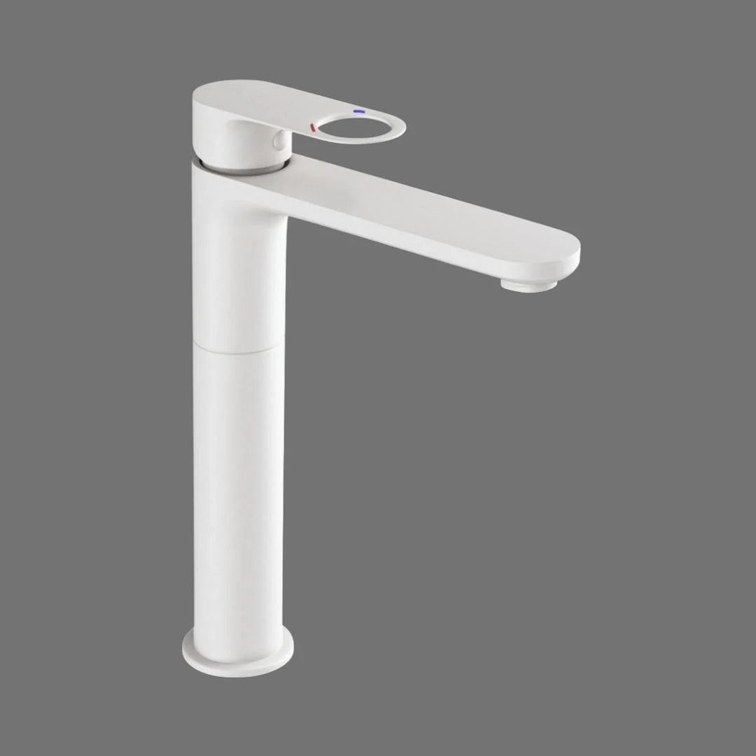 Jaquar Table Mounted Tall Boy Basin Mixer Ornamix Prime ORP-WHM-10005BPM - White Matt