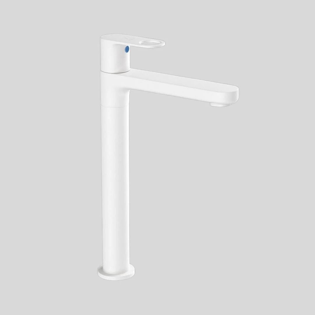 Jaquar Table Mounted Tall Boy Basin Tap Ornamix Prime ORP-WHM-10021PM - White Matt