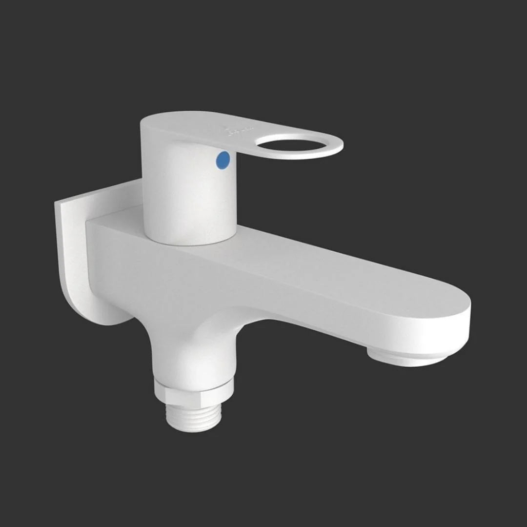 Jaquar WC Area 2 Way Bib Tap Ornamix Prime ORP-WHM-10041PM - White Matt