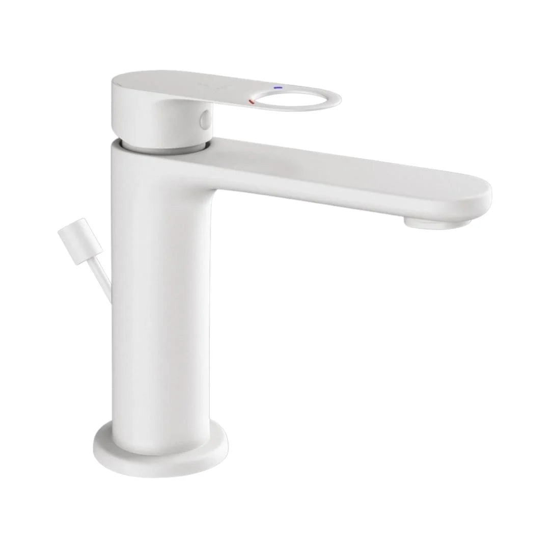 Jaquar Table Mounted Regular Basin Mixer Ornamix Prime ORP-WHM-10051BPM - White Matt