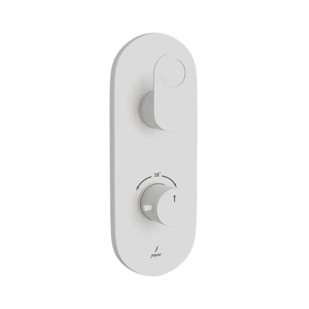 Jaquar 1 Way Thermostatic Diverter Ornamix Prime ORP-WHM-10661PM Normal Flow - White Matt Finish