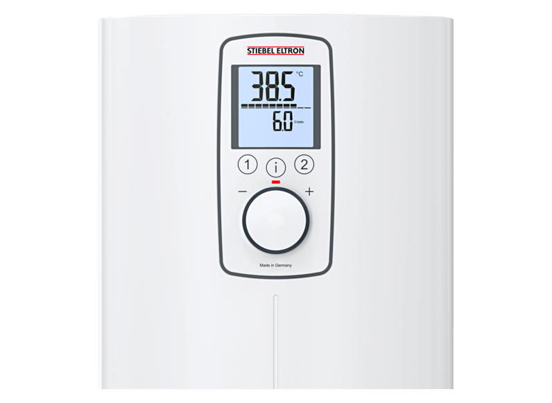 STIEBEL ELTRON SINGLE PHASE TANKLESS WATER HEATER DCE 6/8 PREMIUM - 6/8 KW with LCD Display