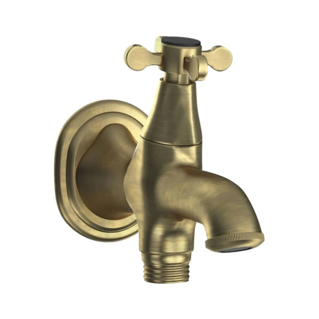Jaquar WC Area 2 Way Bib Tap Queens Prime QQP-ABR-7041PM - Antique Bronze