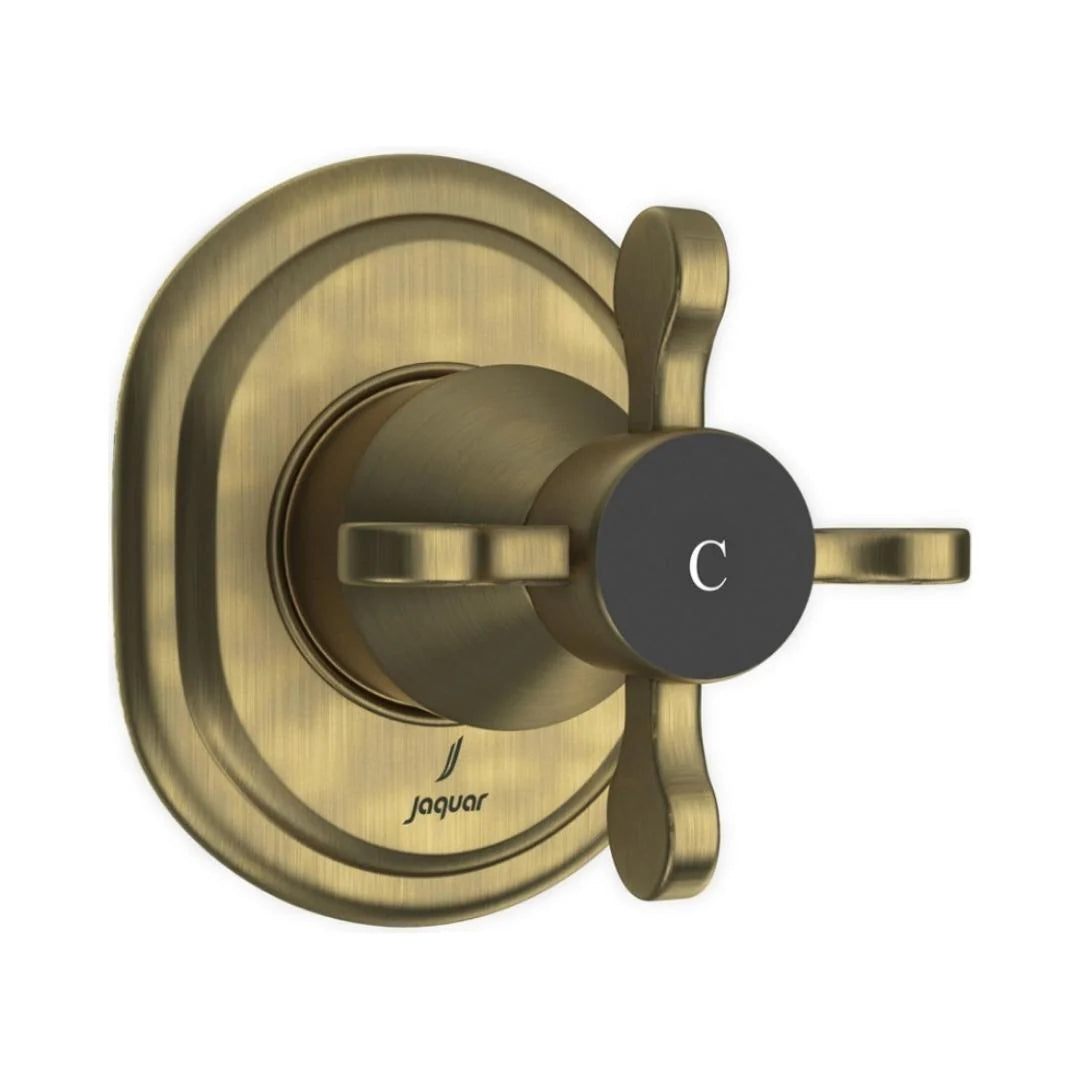 Jaquar Basin Area Stop Valve Queens Prime QQP-ABR-7083KPM - Antique Bronze