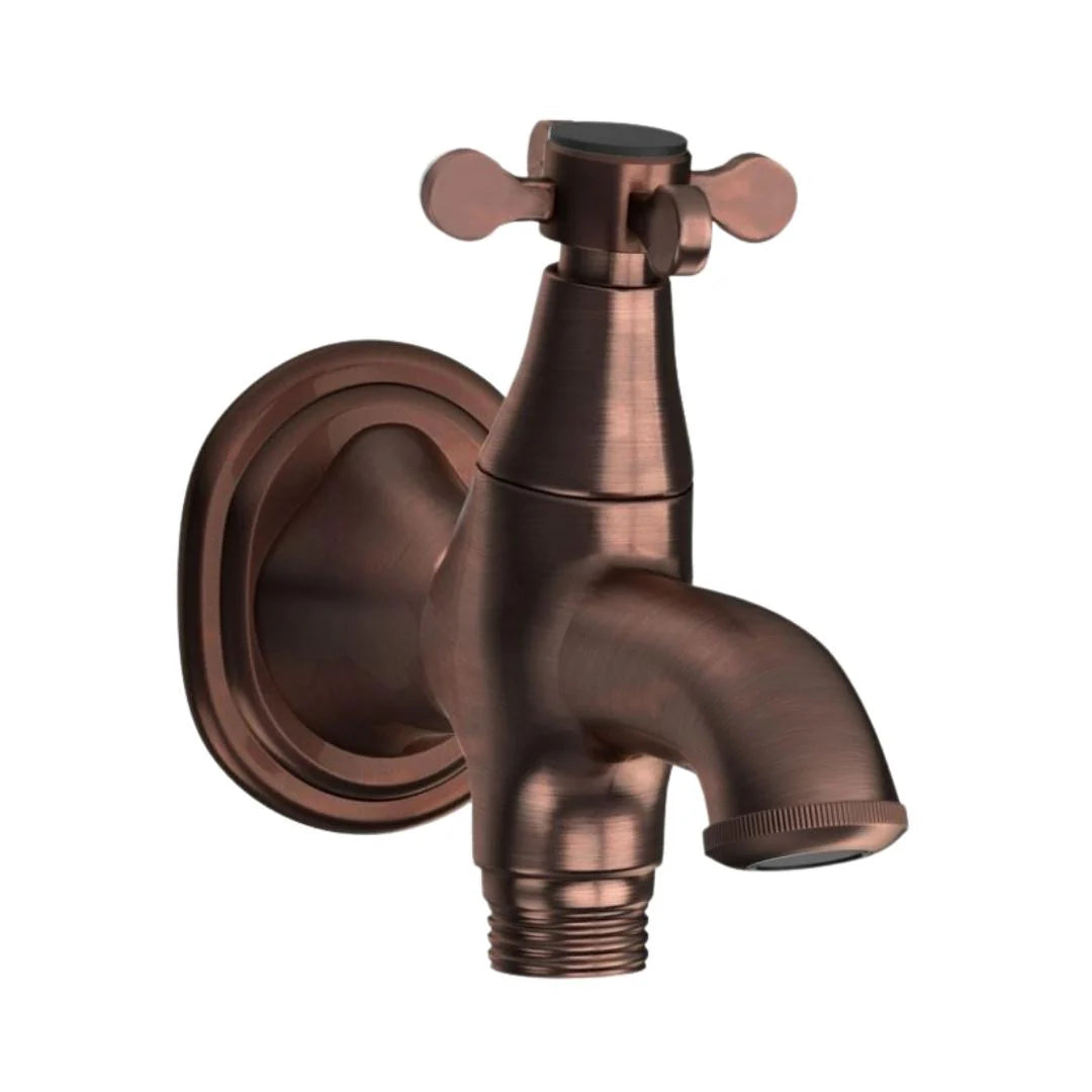 Jaquar WC Area 2 Way Bib Tap Queens Prime QQP-ACR-7041PM - Antique Copper