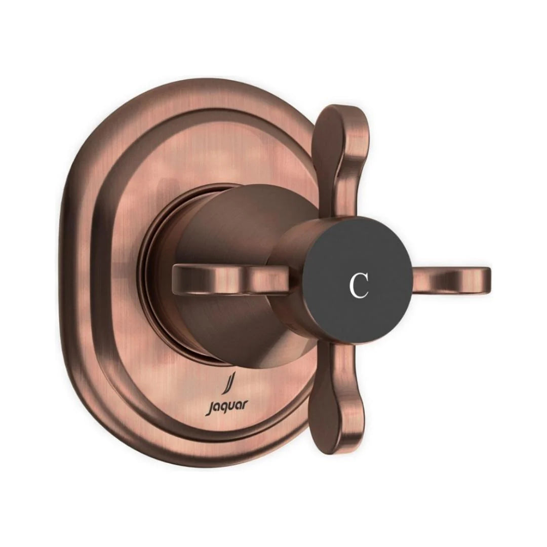 Jaquar Basin Area Stop Valve Queens Prime QQP-ACR-7083KPM - Antique Copper