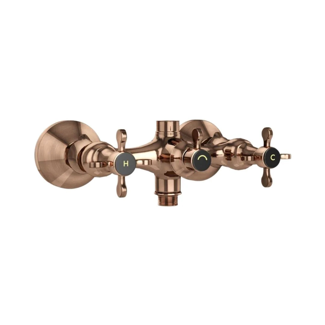 Jaquar 2 Way Wall Mixer Queens Prime QQP-ACR-7215PM Normal Flow - Antique Copper Finish
