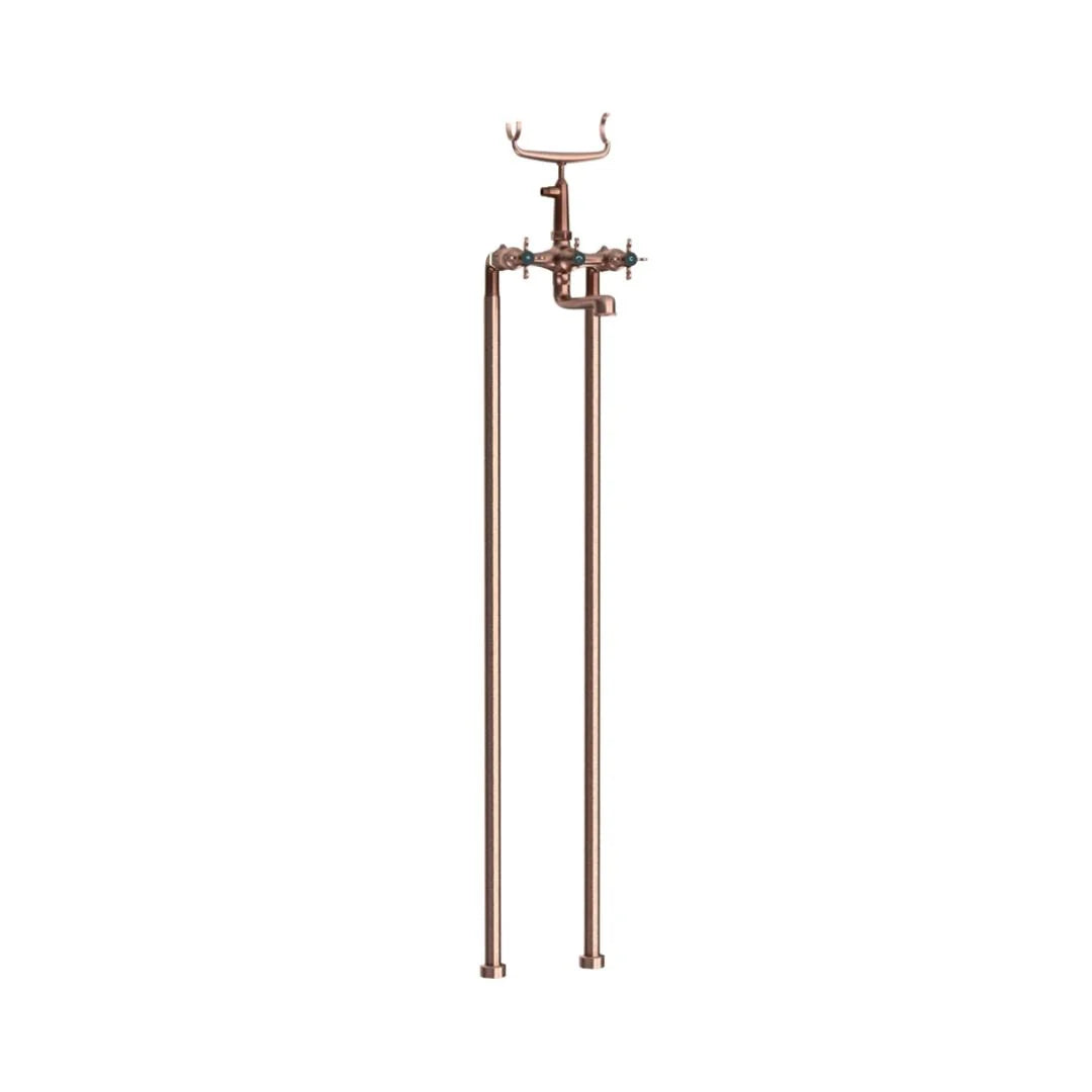 Jaquar 2 Way Bath Tub Filler Queens Prime QQP-ACR-7271PMHL Normal Flow - Antique Copper Finish