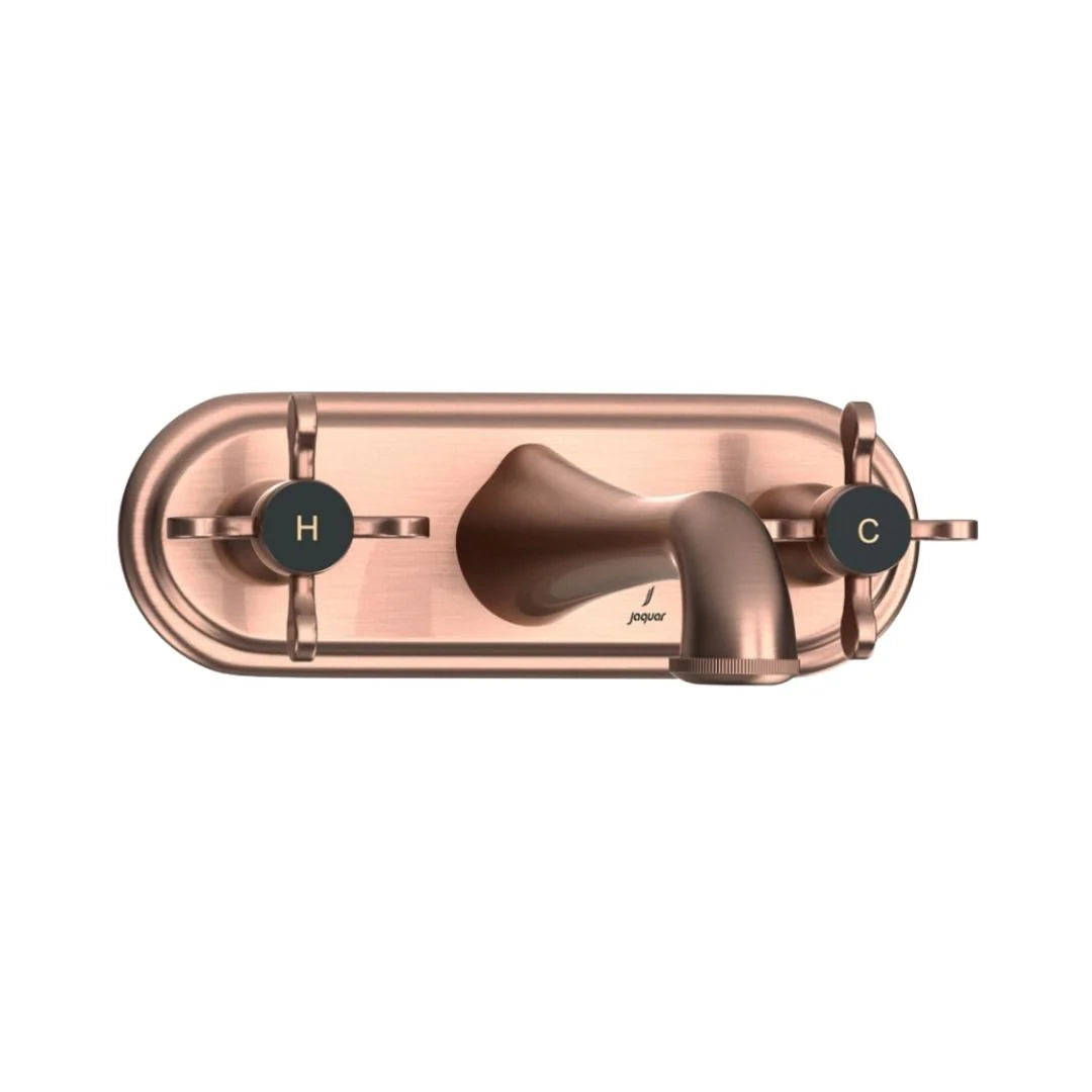 Jaquar Wall Mounted Basin Mixer Queens Prime QQP-ACR-7433PM - Antique Copper