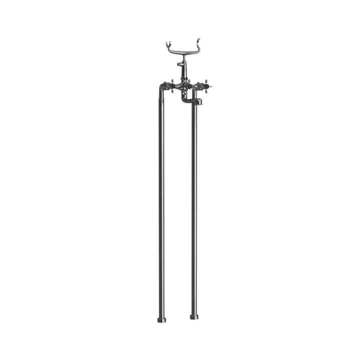 Jaquar 2 Way Bath Tub Filler Queens Prime QQP-BCH-7271PMHL Normal Flow - Black Chrome Finish