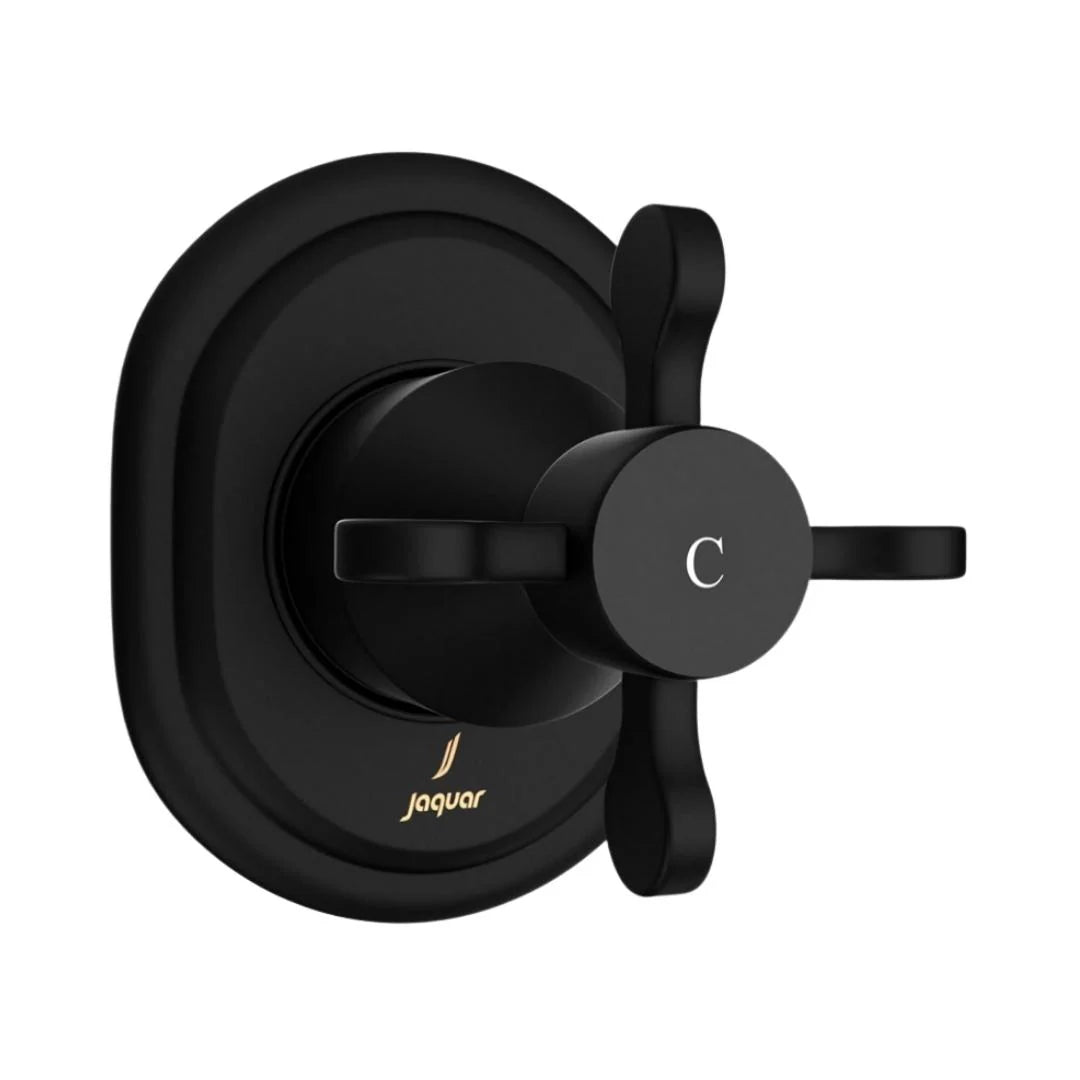 Jaquar Basin Area Stop Valve Queens Prime QQP-BLM-7083KPM - Black Matt