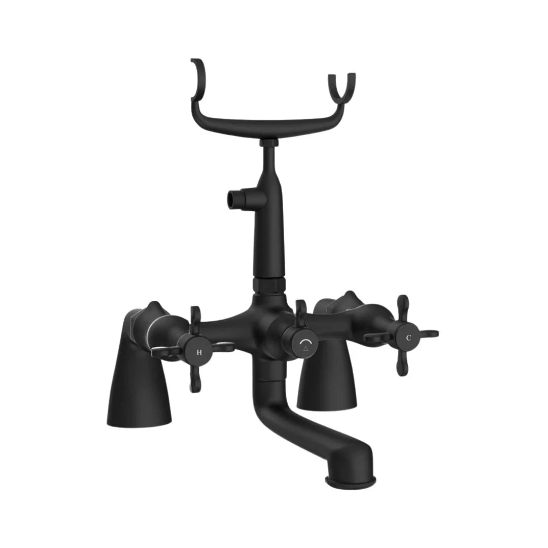 Jaquar 2 Way Bath Tub Filler Queens Prime QQP-BLM-7271PM Normal Flow - Black Matt Finish
