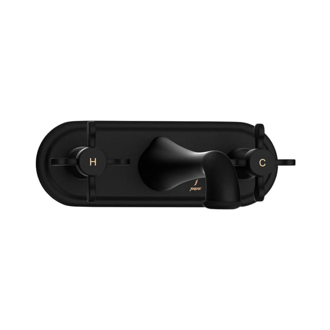 Jaquar Wall Mounted Basin Mixer Queens Prime QQP-BLM-7433PM - Black Matt