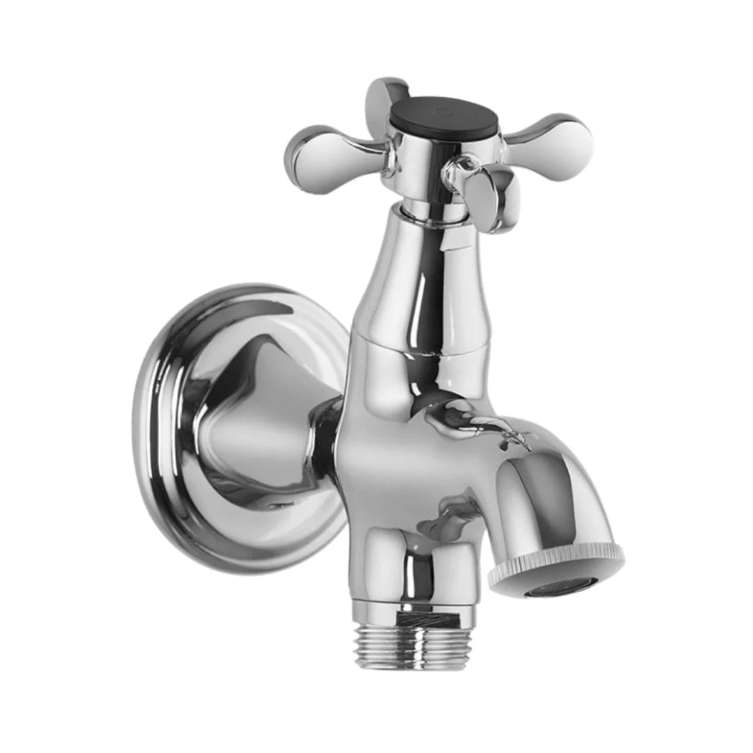 Jaquar WC Area 2 Way Bib Tap Queens Prime QQP-CHR-7041PM - Chrome