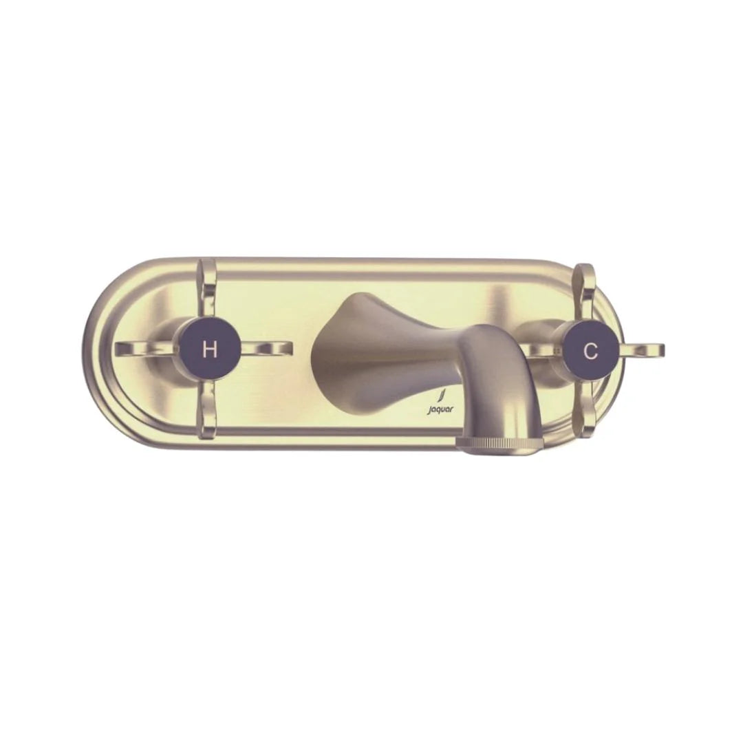 Jaquar Wall Mounted Basin Mixer Queens Prime QQP-GDS-7433PM - Gold Dust