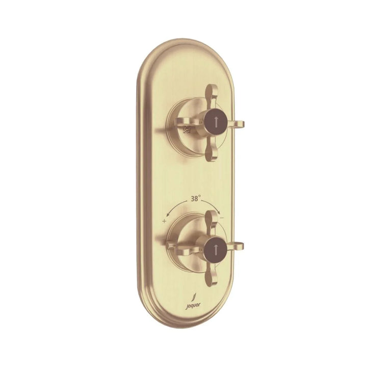 Jaquar 1 Way Thermostatic Diverter Queens Prime QQP-GDS-7661PM Normal Flow - Gold Dust Finish