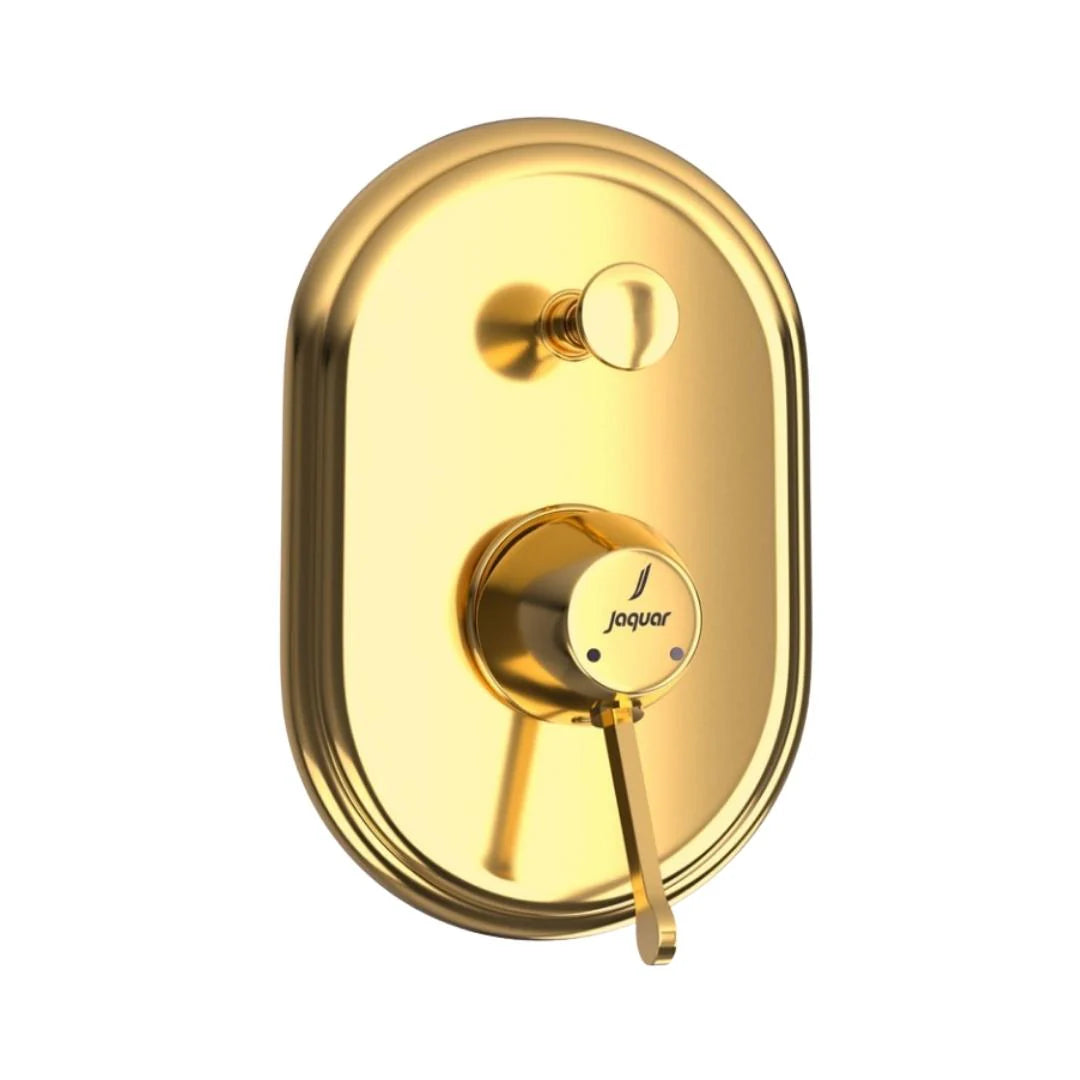 Jaquar 2 Way Diverter Queens Prime QQP-GLD-7065MKPM Normal Flow - Full Gold Finish