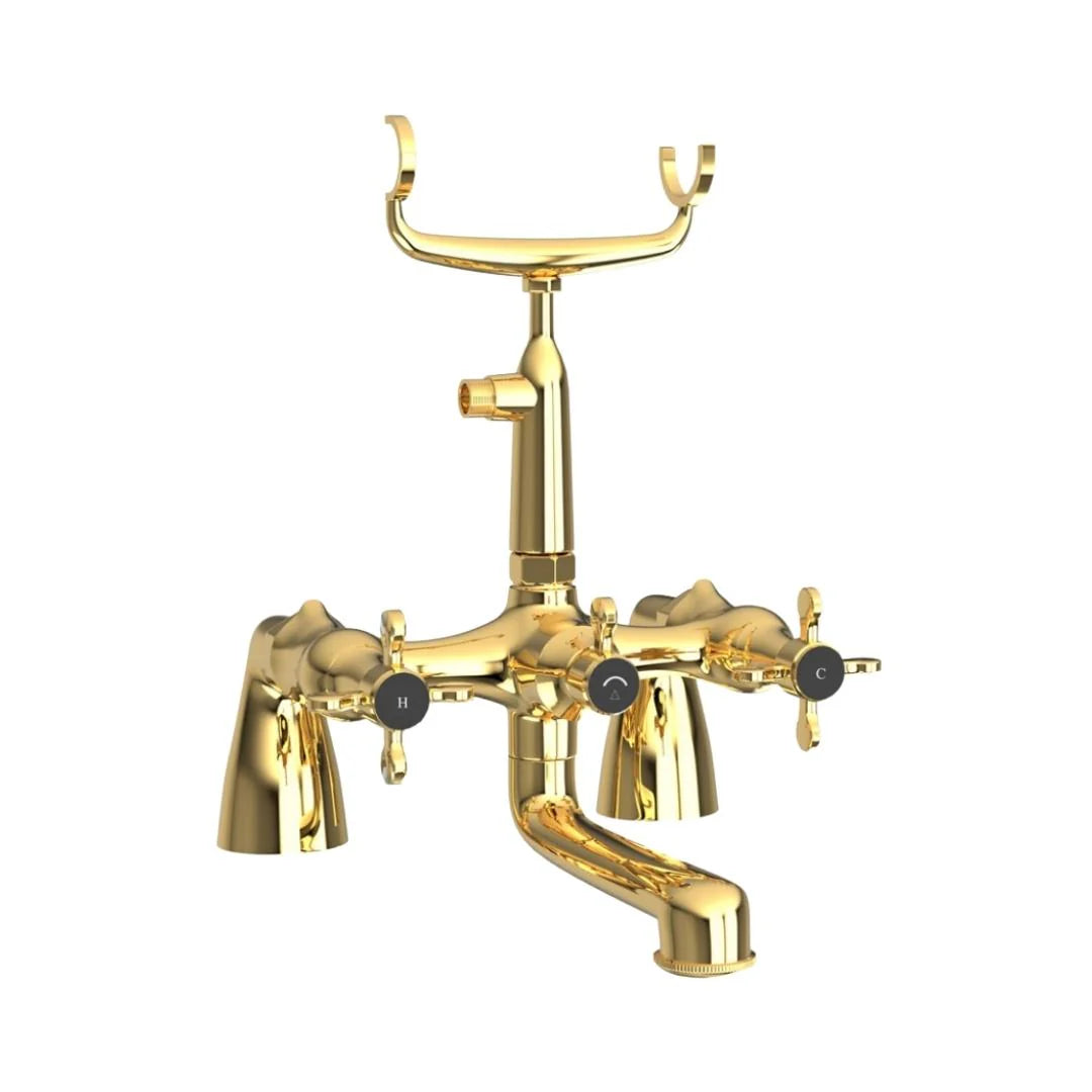 Jaquar 2 Way Bath Tub Filler Queens Prime QQP-GLD-7271PM Normal Flow - Full Gold Finish