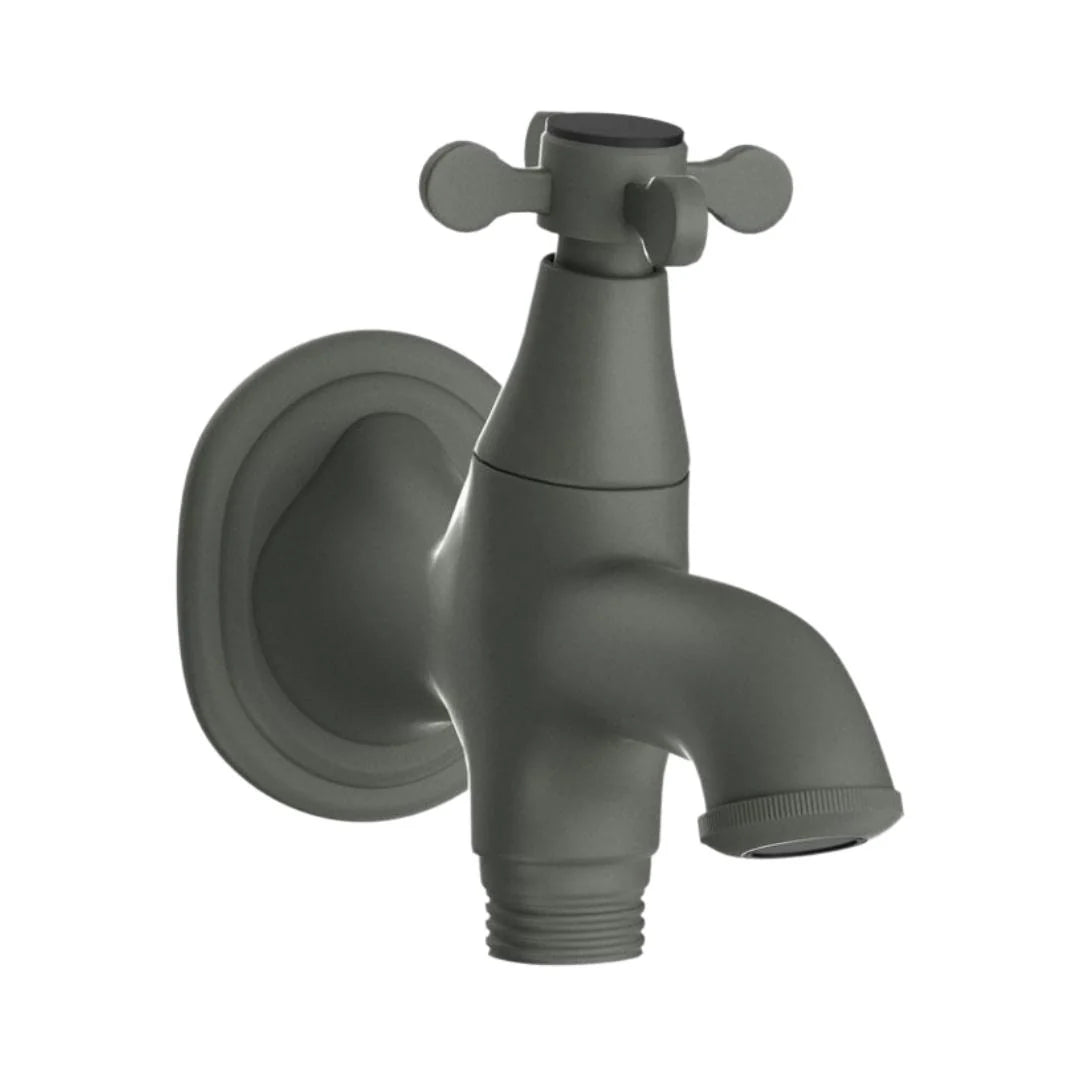 Jaquar WC Area 2 Way Bib Tap Queens Prime QQP-GRF-7041PM - Graphite