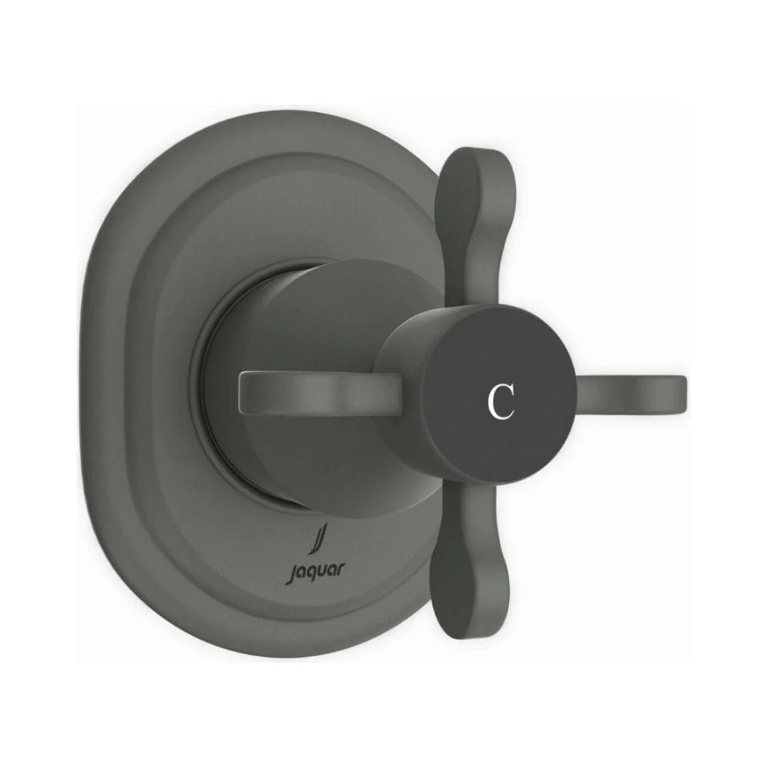 Jaquar Basin Area Stop Valve Queens Prime QQP-GRF-7083KPM - Graphite