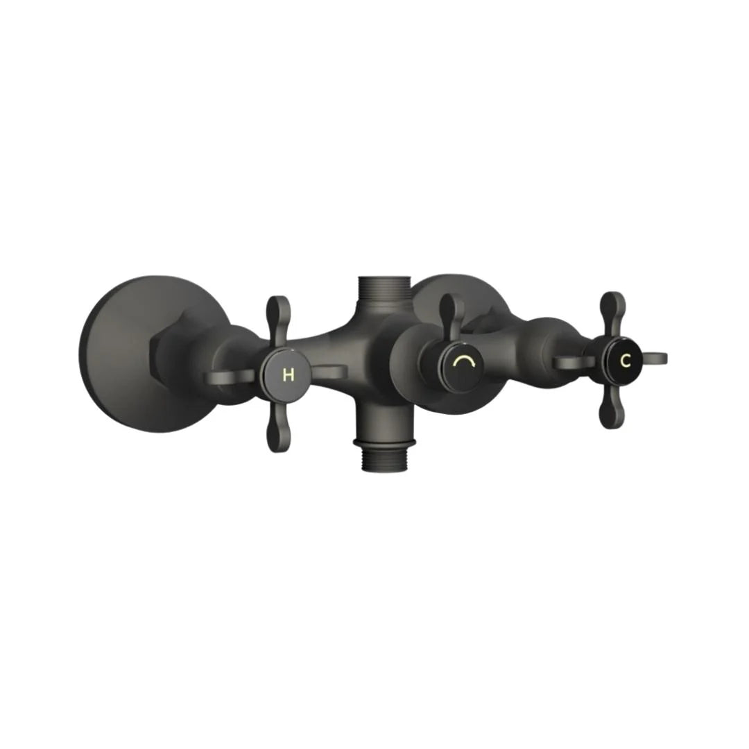 Jaquar 2 Way Wall Mixer Queens Prime QQP-GRF-7215PM Normal Flow - Graphite Finish