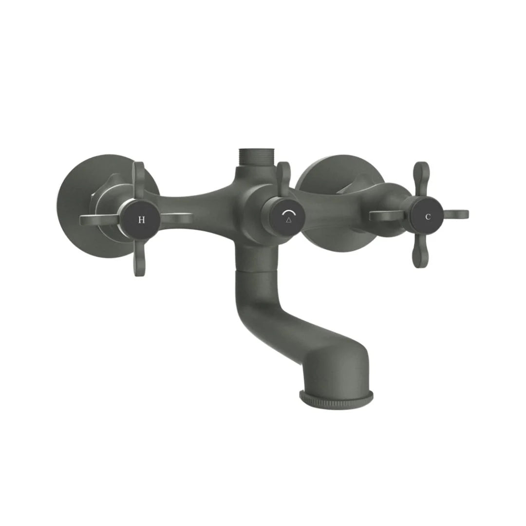 Jaquar 2 Way Wall Mixer Queens Prime QQP-GRF-7217PM Normal Flow - Graphite Finish