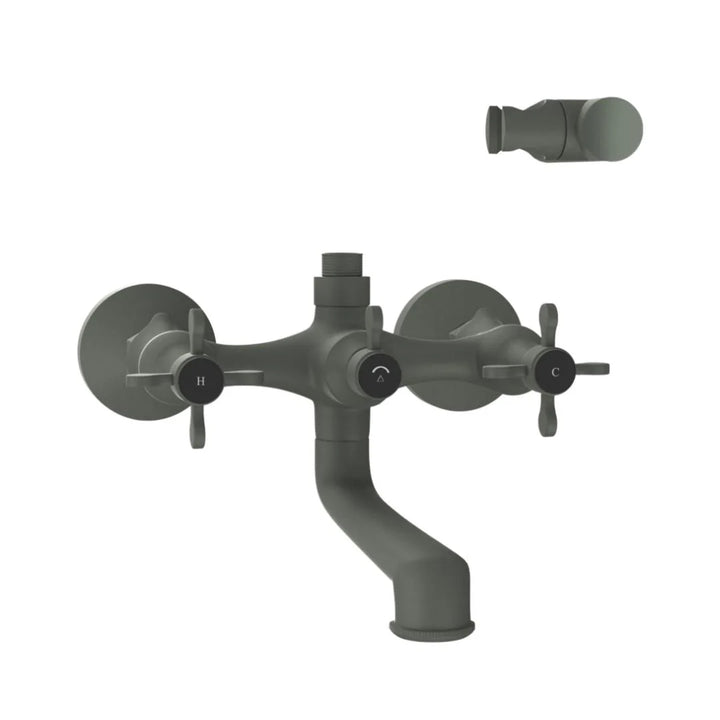 Jaquar 2 Way Wall Mixer Queens Prime QQP-GRF-7267PM Normal Flow - Graphite Finish