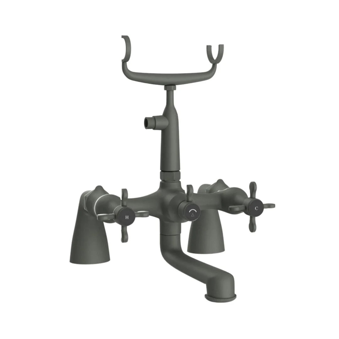 Jaquar 2 Way Bath Tub Filler Queens Prime QQP-GRF-7271PM Normal Flow - Graphite Finish