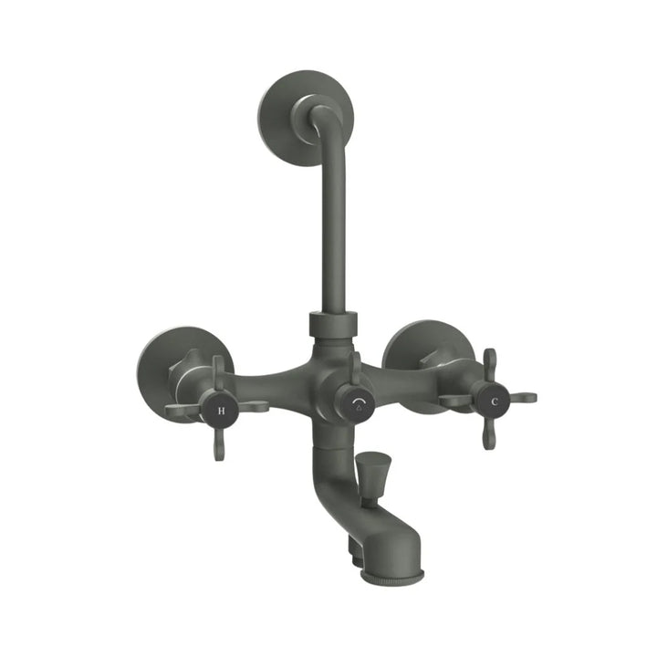 Jaquar 3 Way Wall Mixer Queens Prime QQP-GRF-7281PM Normal Flow - Graphite Finish