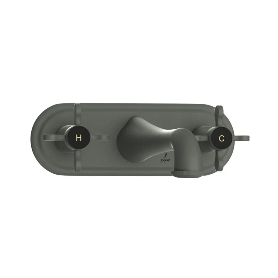 Jaquar Wall Mounted Basin Mixer Queens Prime QQP-GRF-7433PM - Graphite