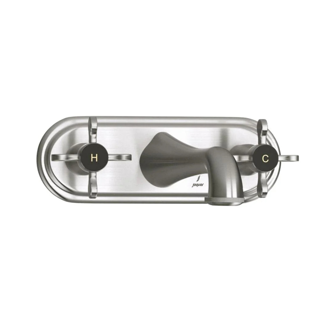 Jaquar Wall Mounted Basin Mixer Queens Prime QQP-SSF-7433PM - Stainless Steel