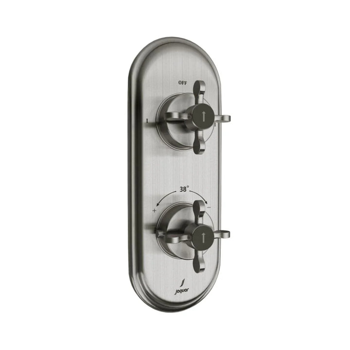 Jaquar 2 Way Thermostatic Diverter Queens Prime QQP-SSF-7681PM Normal Flow - Stainless Steel Finish