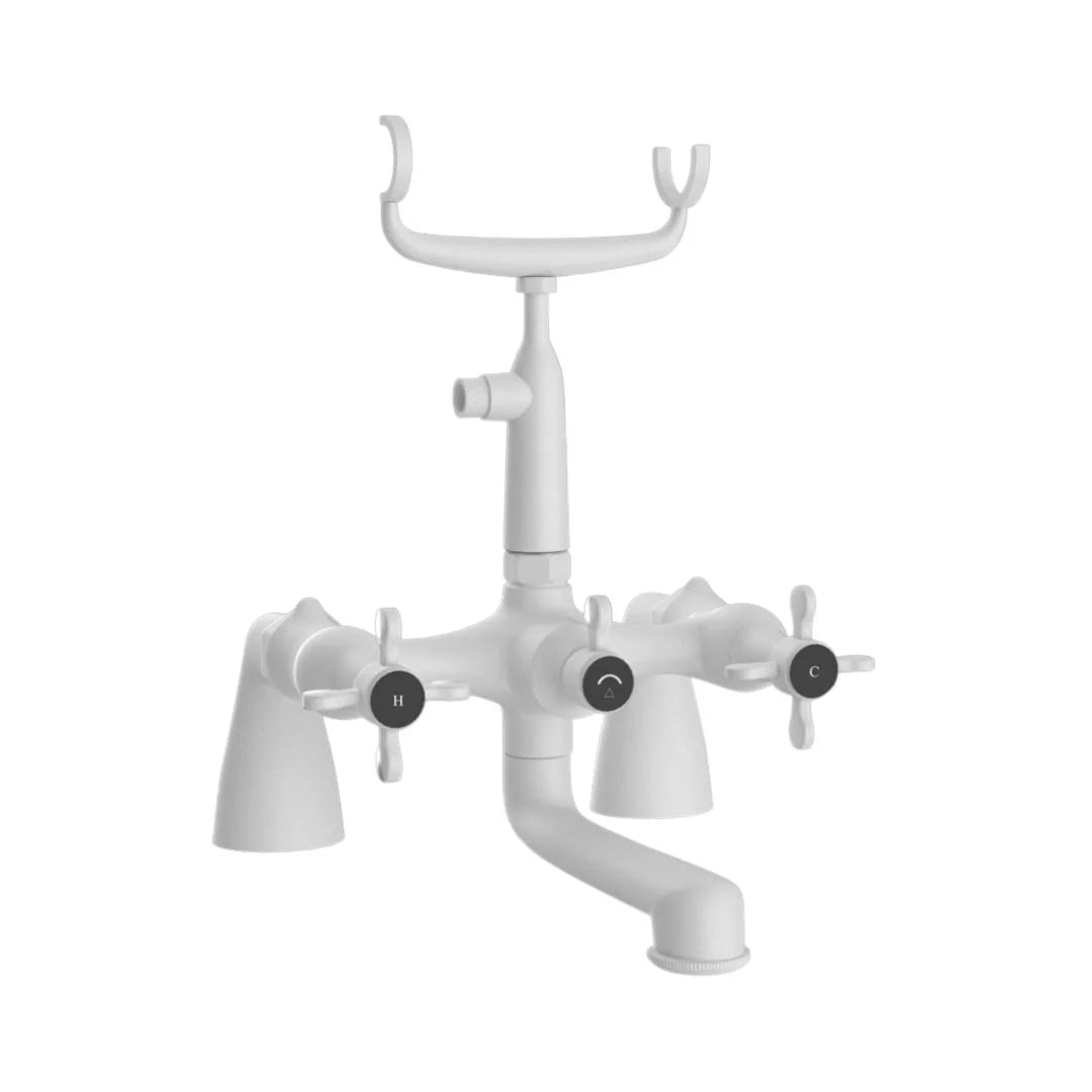 Jaquar 2 Way Bath Tub Filler Queens Prime QQP-WHM-7271PM Normal Flow - White Matt Finish