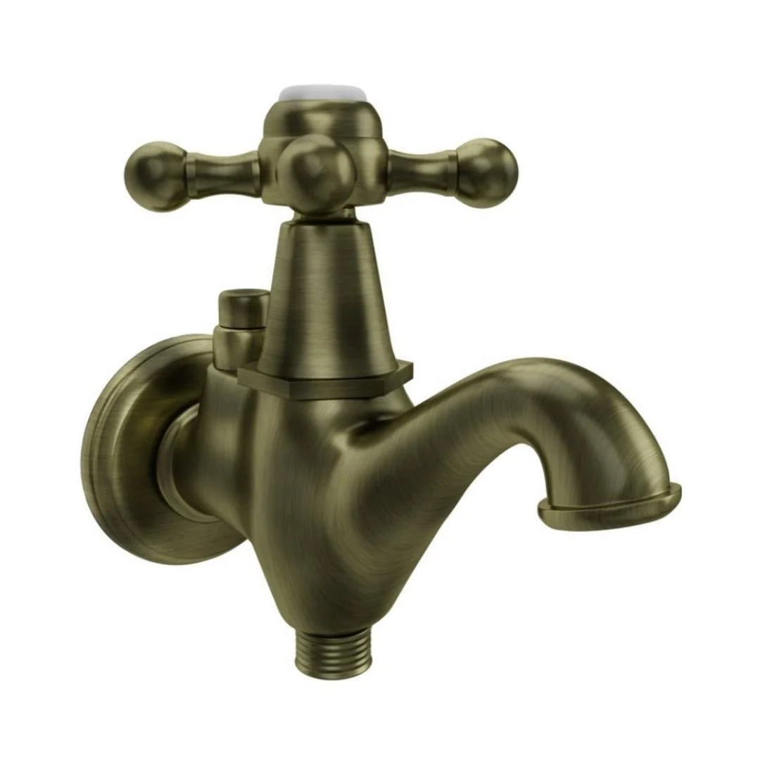 Jaquar WC Area 2 Way Bib Tap Queens QQT-ABR-7041 - Antique Bronze