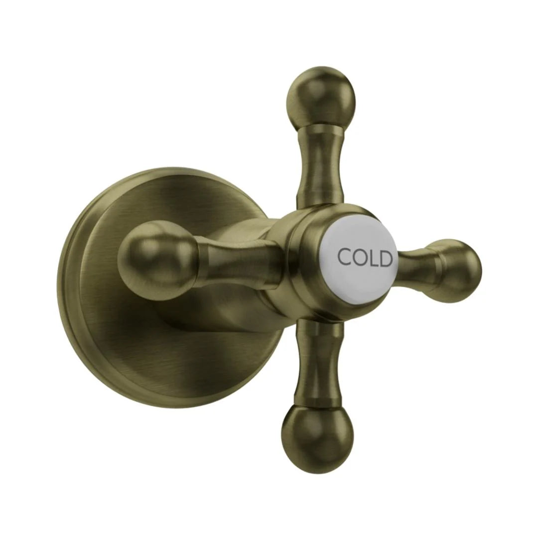 Jaquar Basin Area Stop Valve Queens QQT-ABR-7083 - Antique Bronze