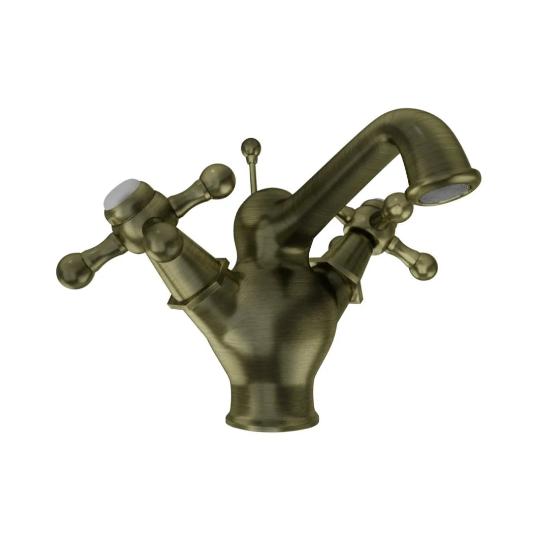 Jaquar Table Mounted Regular Basin Mixer Queens QQT-ABR-7169B - Antique Bronze