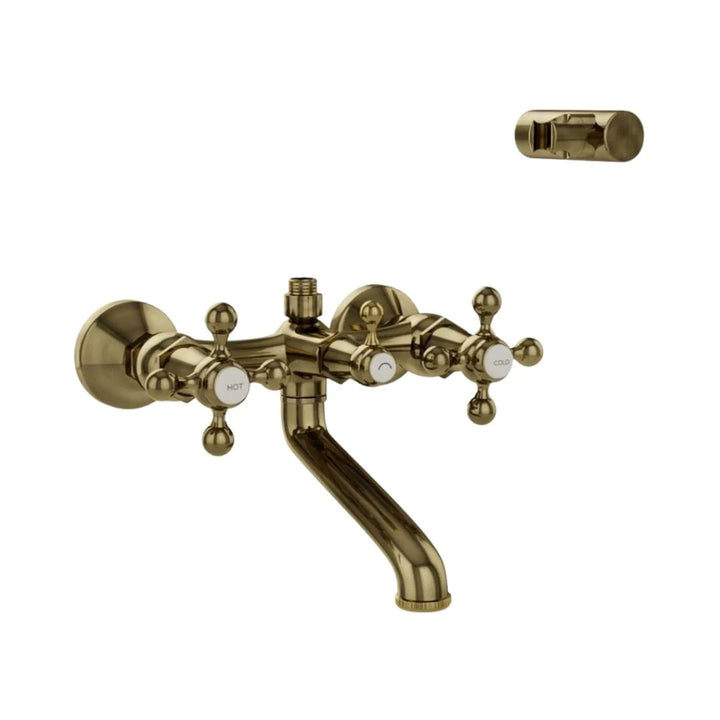 Jaquar 2 Way Wall Mixer Queen's QQT-ABR-7267 Normal Flow - Antique Bronze Finish