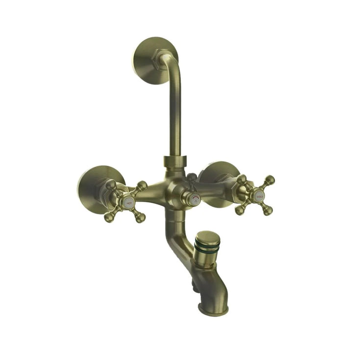 Jaquar 3 Way Wall Mixer Queen's QQT-ABR-7281 Normal Flow - Antique Bronze Finish