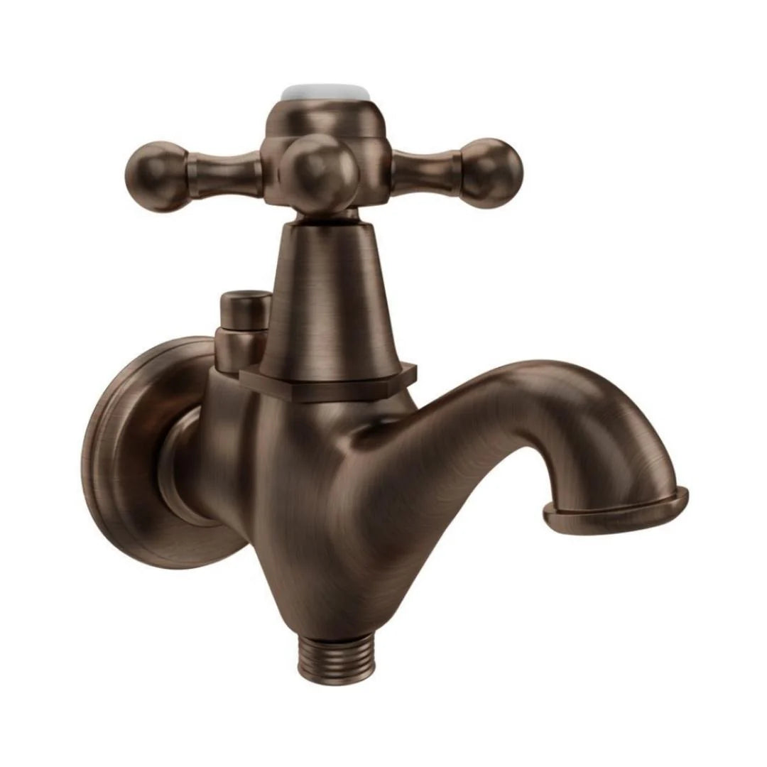 Jaquar WC Area 2 Way Bib Tap Queens QQT-ACR-7041 - Antique Copper