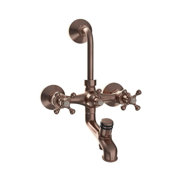 Jaquar 3 Way Wall Mixer Queen's QQT-ACR-7281 Normal Flow - Antique Copper Finish