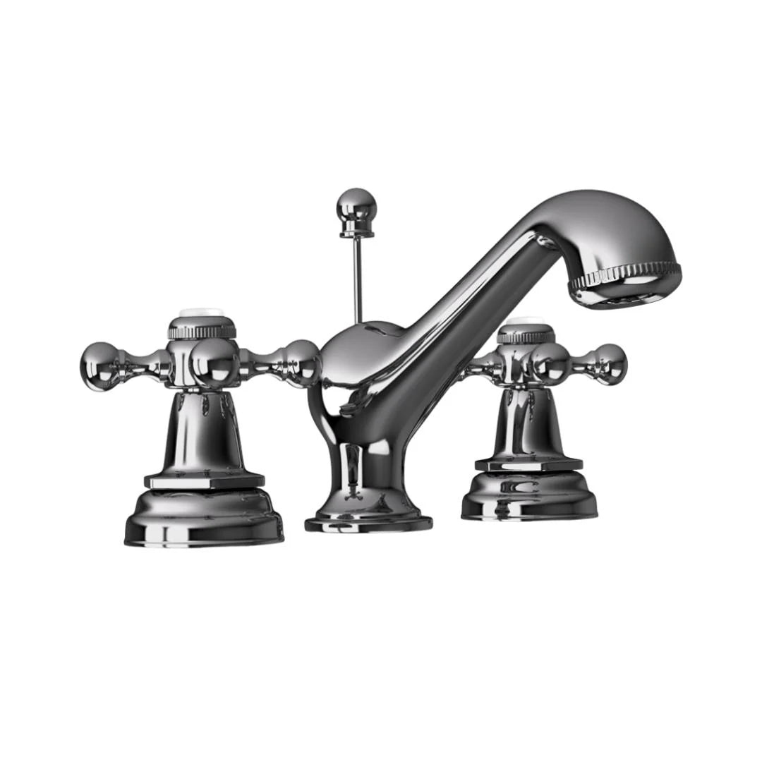 Jaquar Table Mounted Regular Basin Mixer Queens QQT-BCH-7191 - Black Chrome