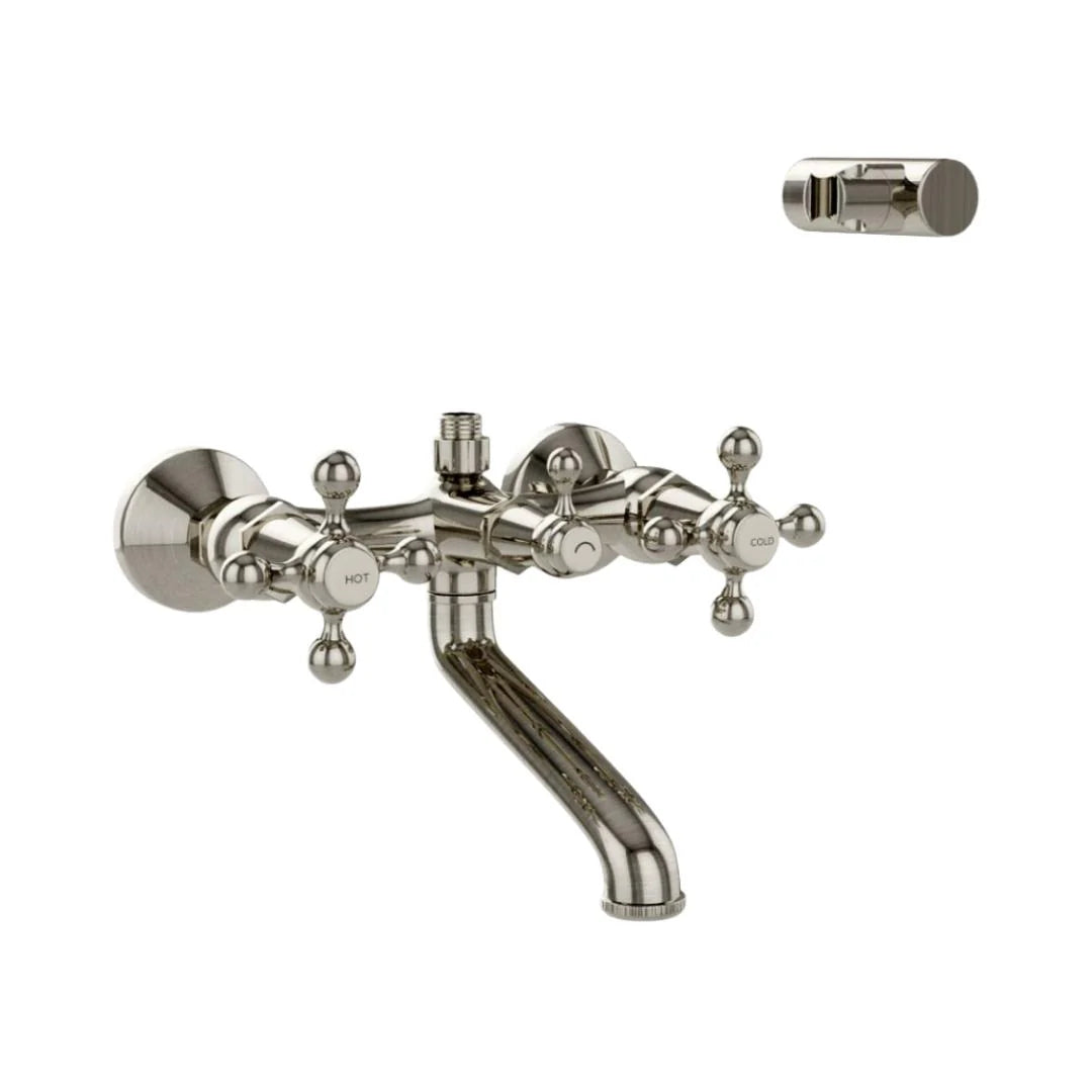 Jaquar 2 Way Wall Mixer Queen's QQT-BCH-7267 Normal Flow - Black Chrome Finish