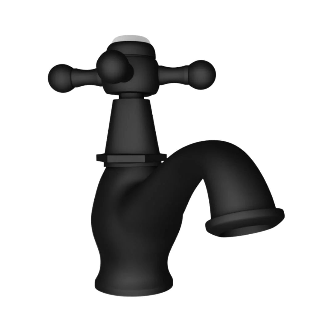 Jaquar Table Mounted Regular Basin Tap Queens QQT-BLM-7011 - Black Matt