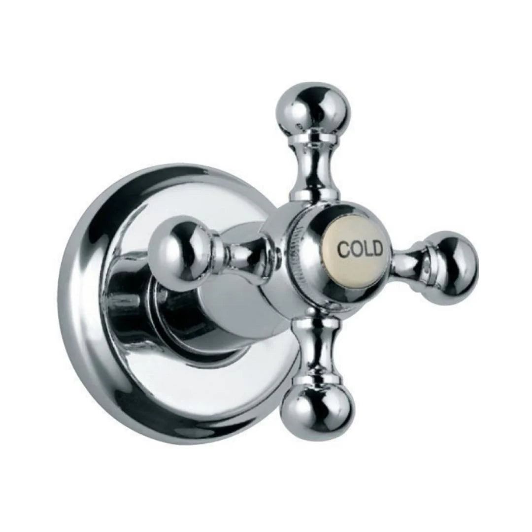 Jaquar Basin Area Stop Valve Queens QQT-CHR-7083K - Chrome