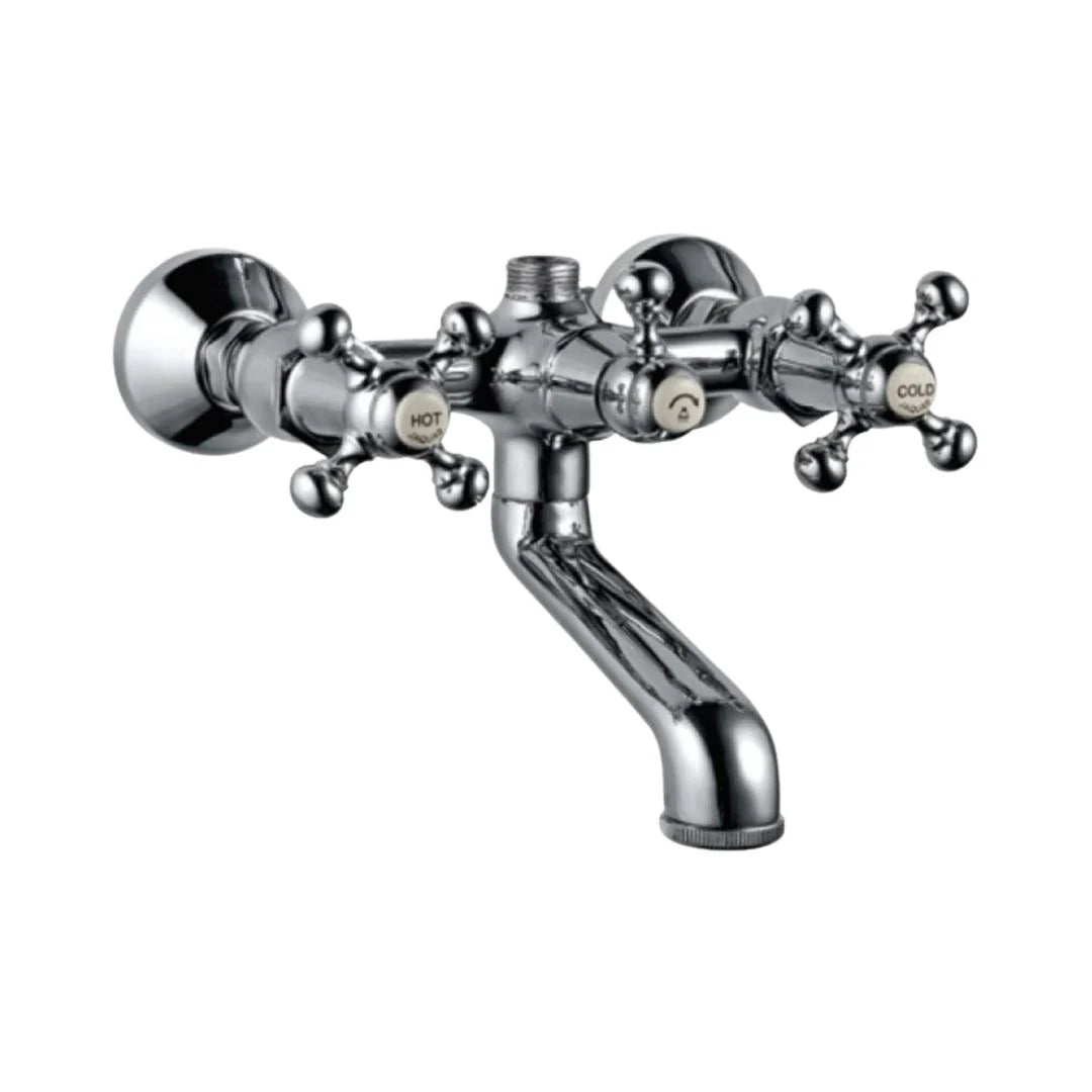 Jaquar 2 Way Wall Mixer Queen's QQT-CHR-7217 Normal Flow - Chrome Finish