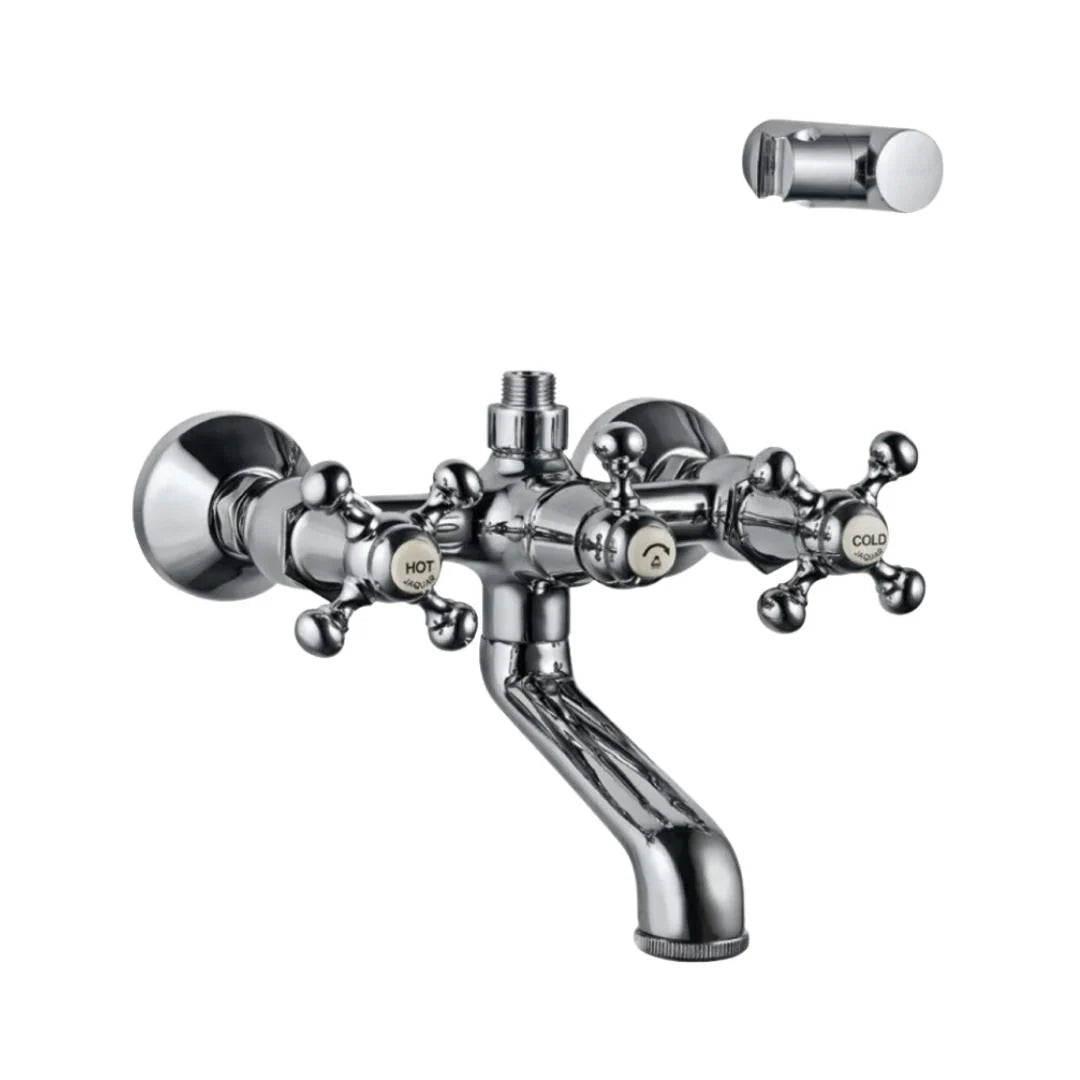 Jaquar 2 Way Wall Mixer Queen's QQT-CHR-7267 Normal Flow - Chrome Finish