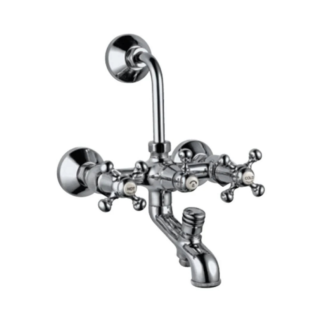 Jaquar 3 Way Wall Mixer Queen's QQT-CHR-7281 Normal Flow - Chrome Finish