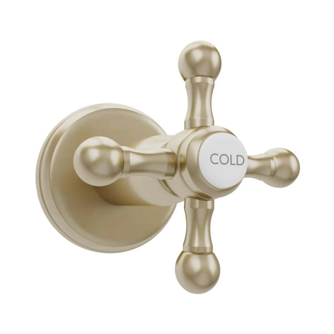 Jaquar Basin Area Stop Valve Queens QQT-GDS-7083 - Gold Dust