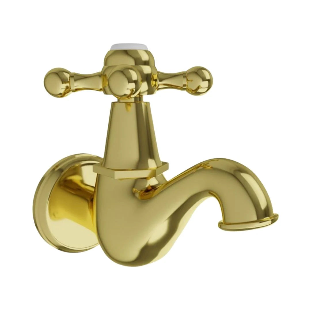 Jaquar WC Area Bib Tap Queens QQT-GLD-7037 - Full Gold
