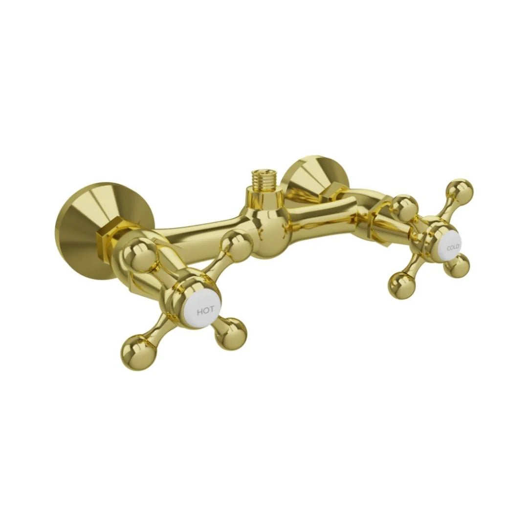 Jaquar 1 Way Wall Mixer Queen's QQT-GLD-7209 Normal Flow - Full Gold Finish